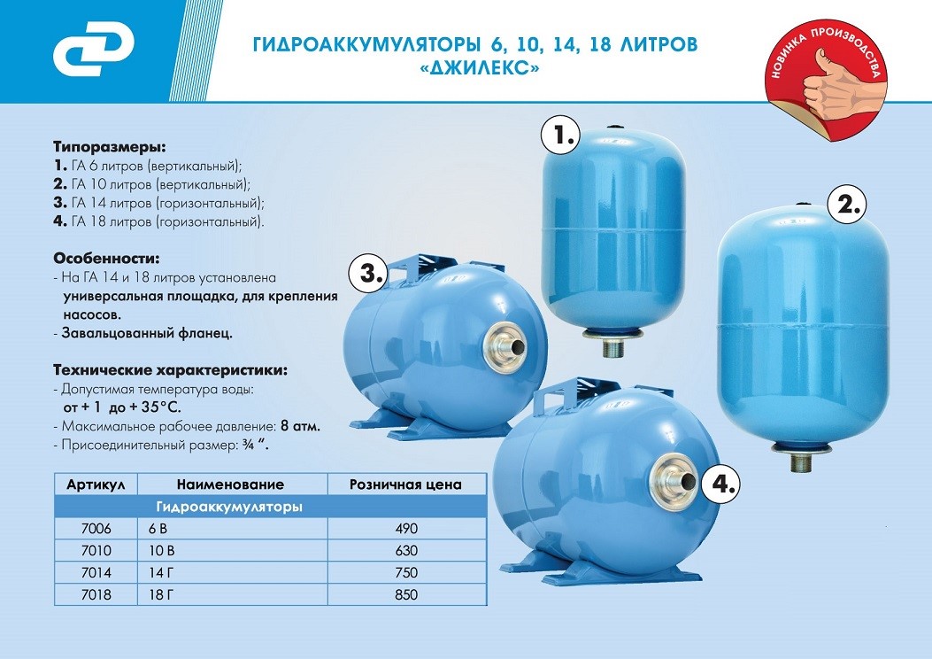 Топ-8 лучших гидроаккумуляторов для системы водоснабжения: как выбрать гидроаккумулятор