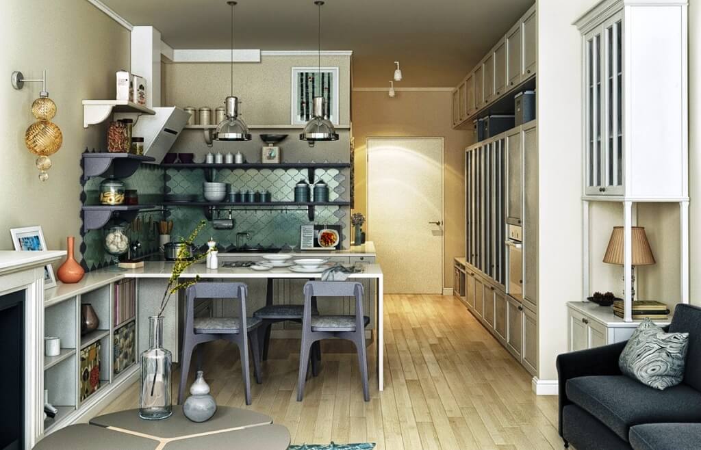 Дизайн квартиры в стиле прованс - 6 реальных проектов, ремонт и идеи интерьеров (60 фото)