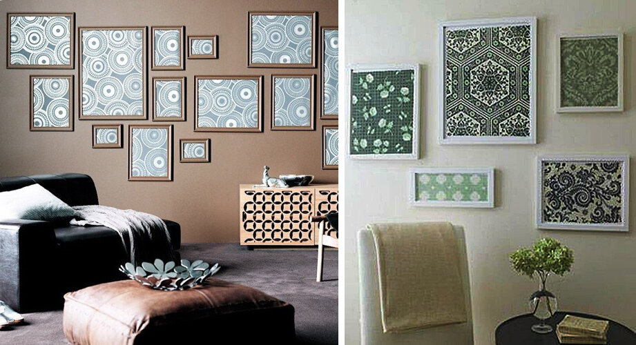 Особенности использования остатков обоев в интерьере: оформление стен, мебели, мелких декорирующих элементов
