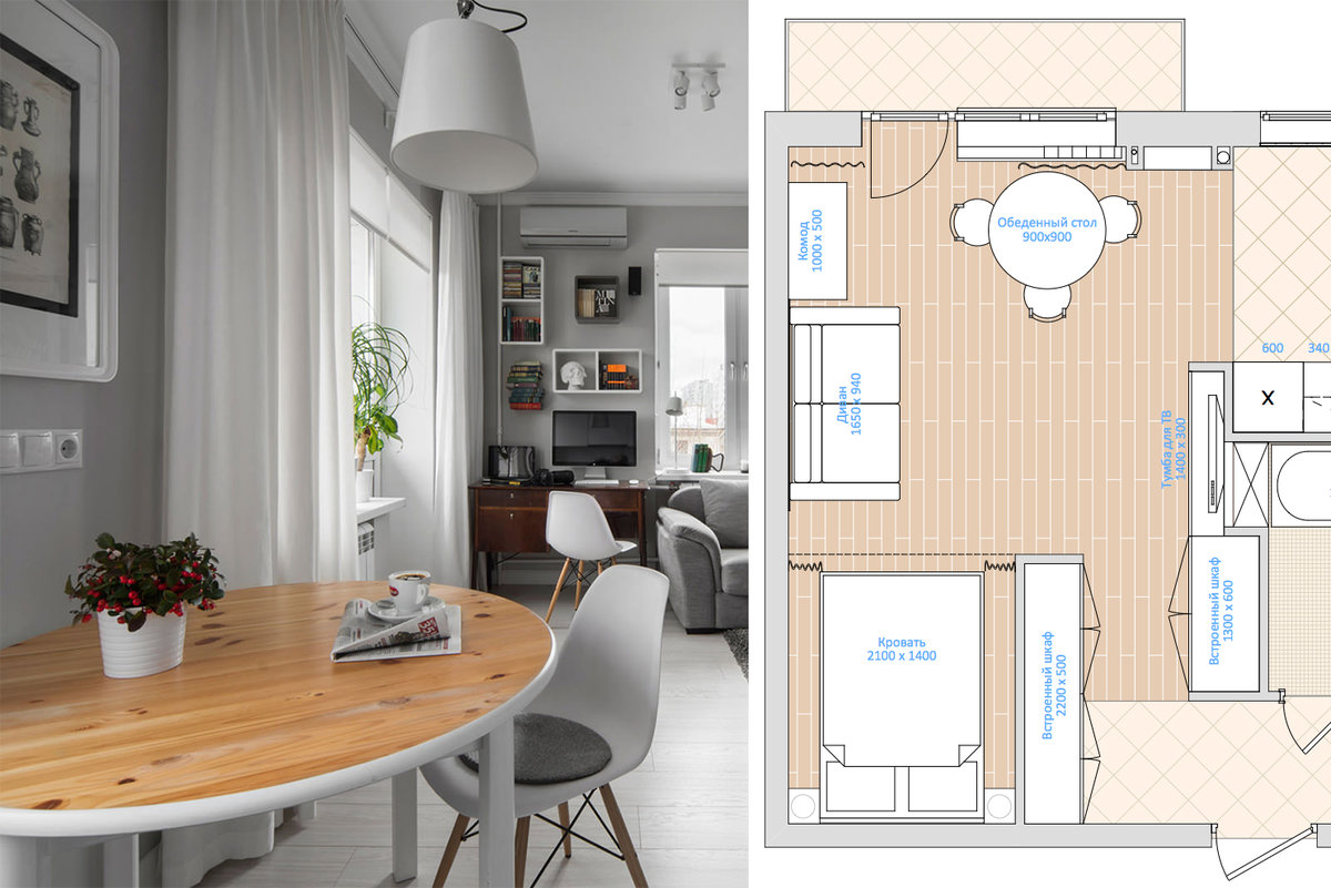 Варианты перепланировки двухкомнатной квартиры хрущевки интерьер и дизайн
