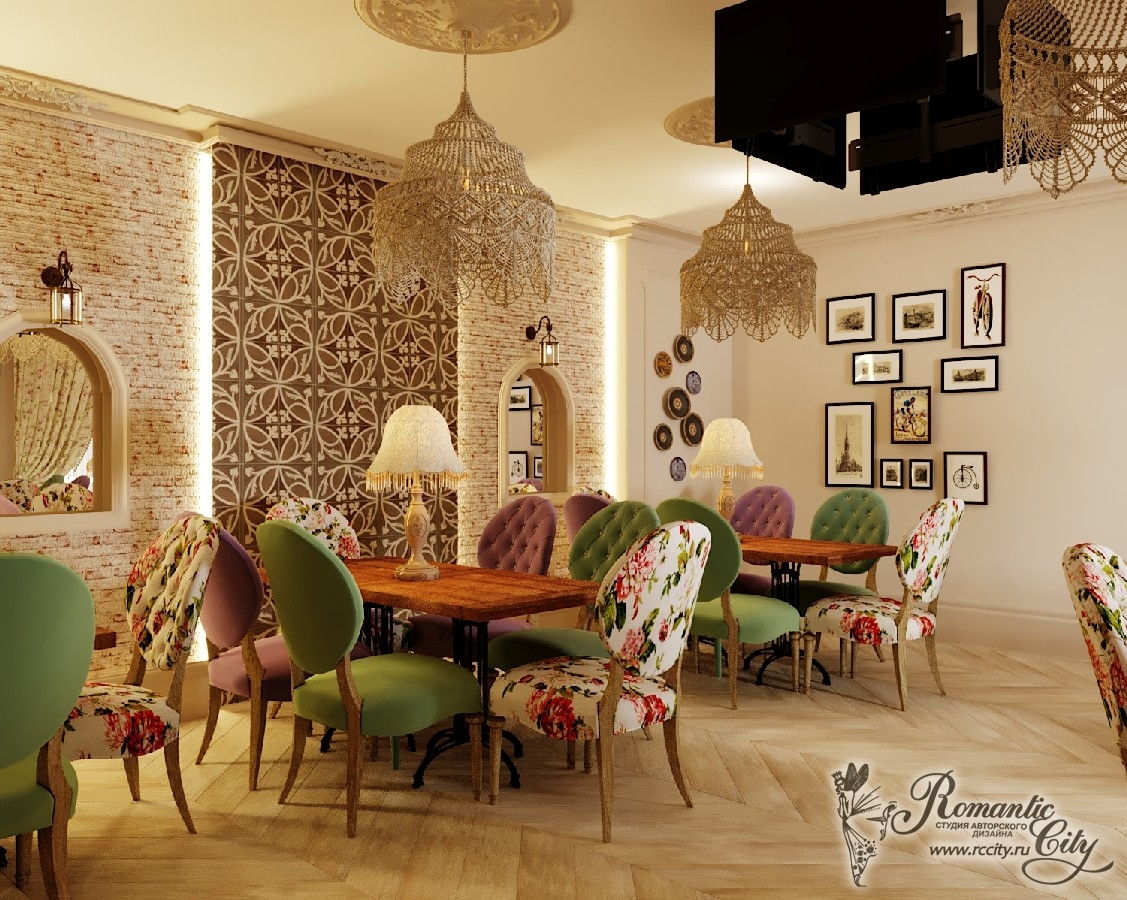 Обстановка кафе в стиле прованс: цвет, атмосфера, отделка, мебель