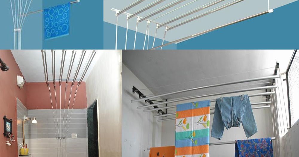 Веревки на балкон – 5 современных решений для сушки белья