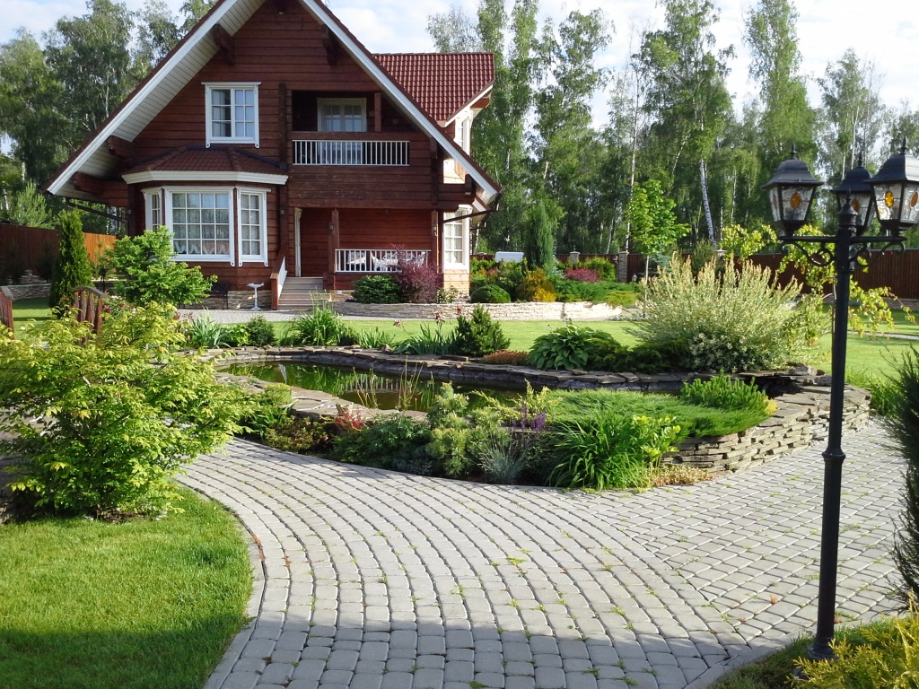 Дизайн участка загородного дома на 10 сотках — примеры зонирования