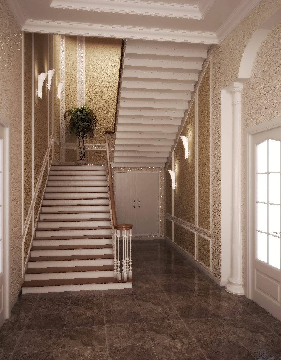 Конструкции лестниц в прихожей: дизайн, стили