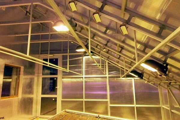 Инфракрасные обогреватели для теплицы из поликарбоната: потолочное отопление, обогрев и отзывы, газовые лампы