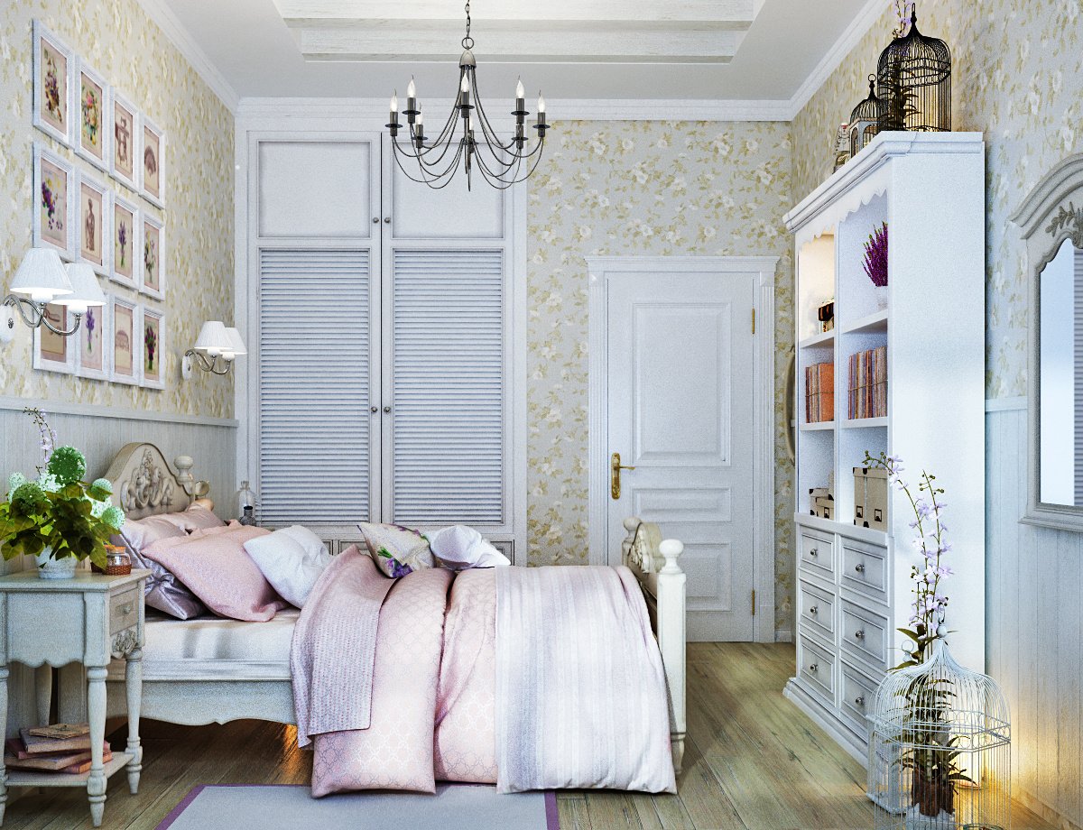 Спальня в стиле прованс +100 фото идей - domwine