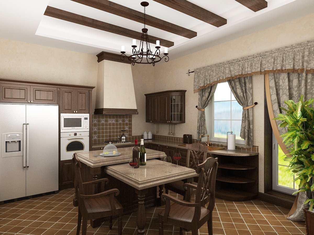 Дизайн кухни-гостинной в частном доме: как оформить интерьер столовой в коттедже, зонирование и совмещенная планировка, кухня и зал вместе