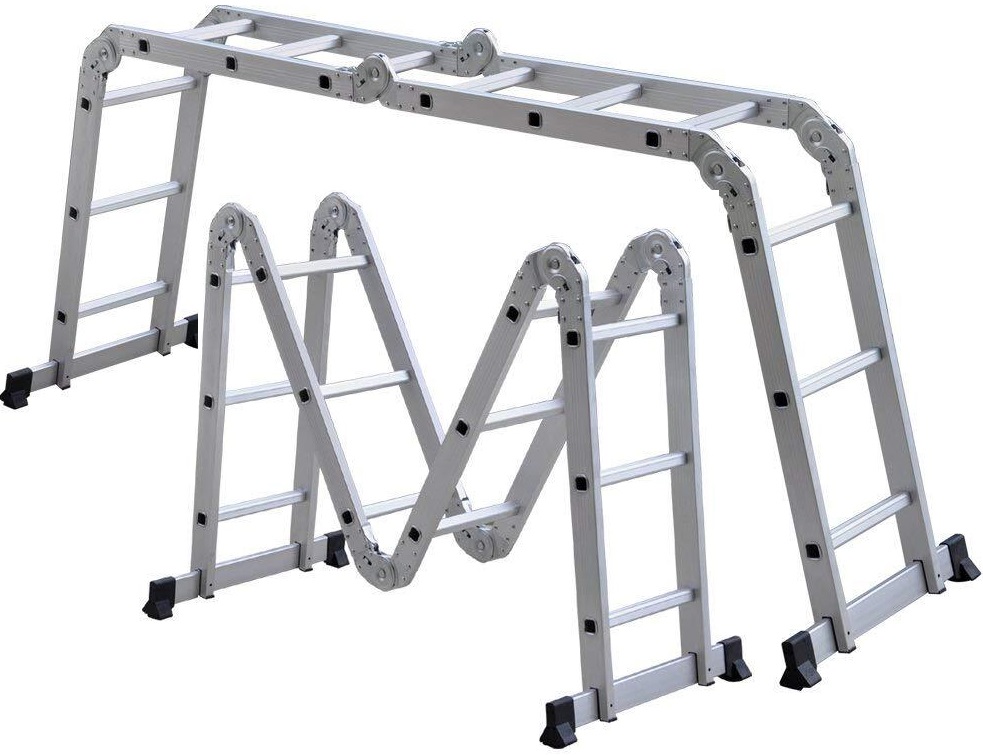 Алюминиевые лестницы-трансформеры: алюмет 4х4, отзывы о 4х6, 4х5 т455 и 4х3 шарнирная, 444 и 455, т433 4×3