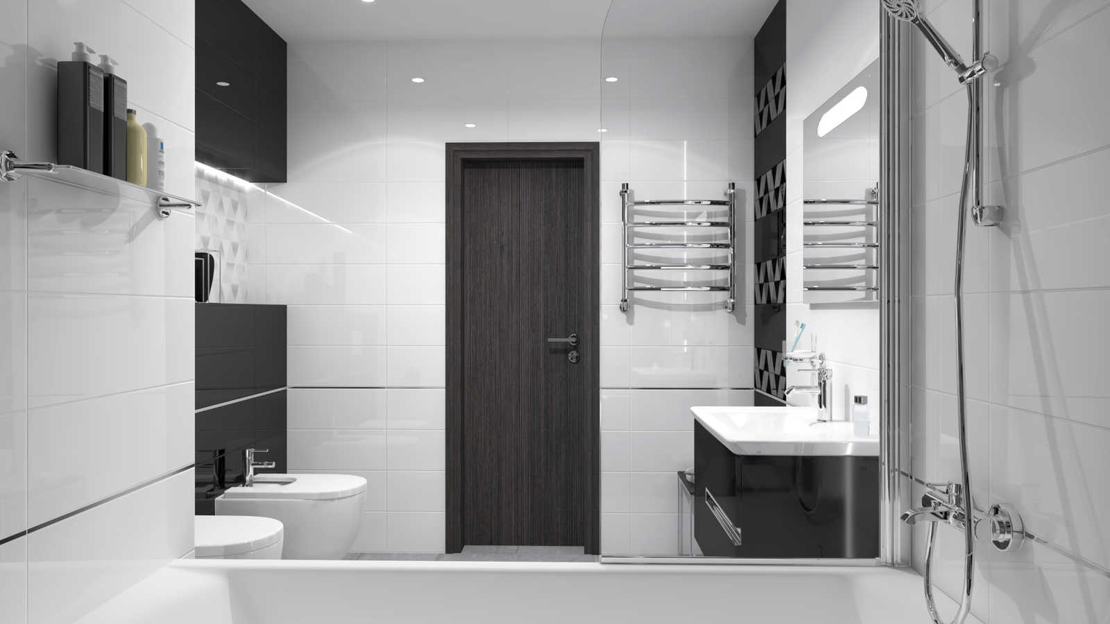 Белая ванная, дизайн белой ванной комнаты - 85 фото креативных примеров вариантов стиля