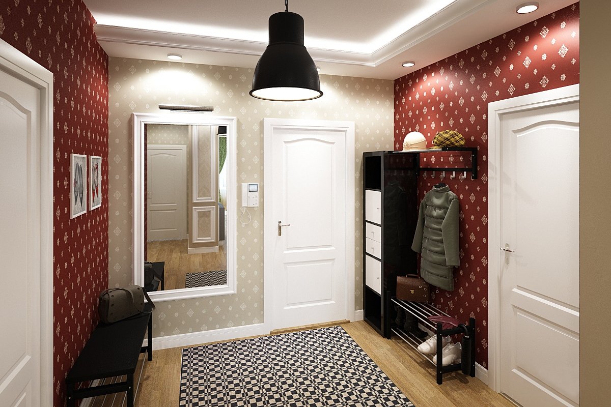 Дизайн в коридоре и прихожей в квартире реальные фото
