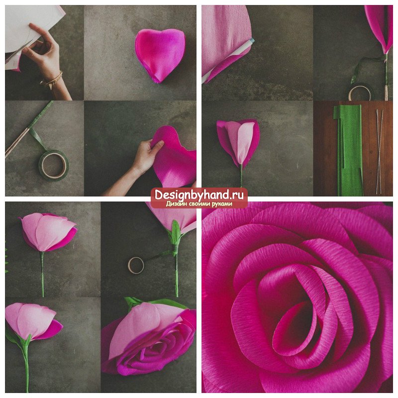 Как сделать розу из бумаги — лучшие идеи поделок своими руками + мастер-классы по созданию розы из бумаги (160 фото)