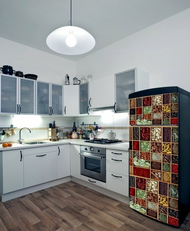 Декор холодильника: идеи дизайна своими руками - сантехник