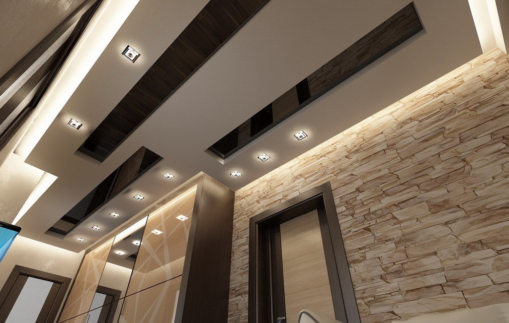 Как сделать потолок в коридоре - варианты отделки(+фото) | стройсоветы