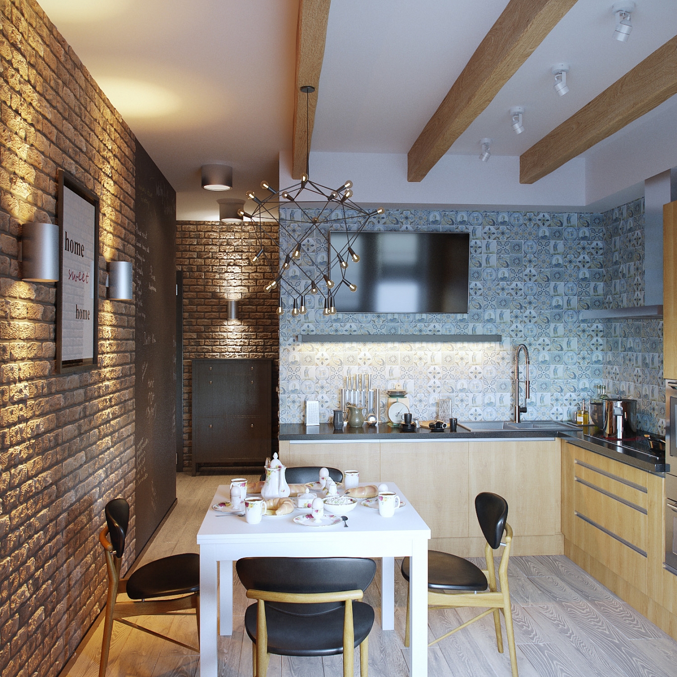 Кухня в стиле лофт (110 фото): идеи современного дизайна кухни