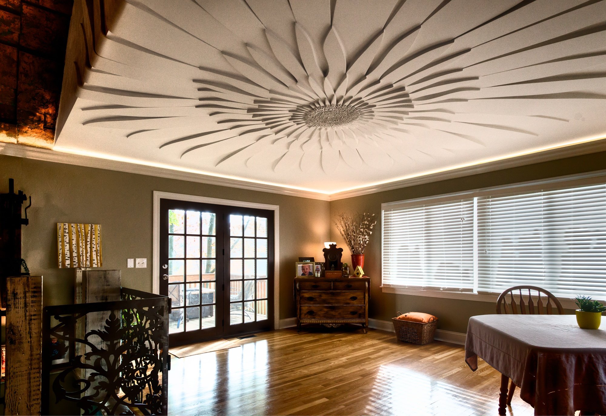 Декор потолка - советы по выбору материала, дизайна и цветового оформления потолка (85 фото + видео)