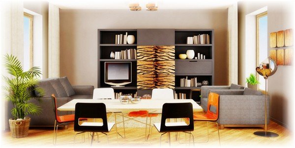 Интерьер гостиной в современном стиле: реальные фотографии дизайна, шикарные идеи недорогой обстановки
 - 63 фото