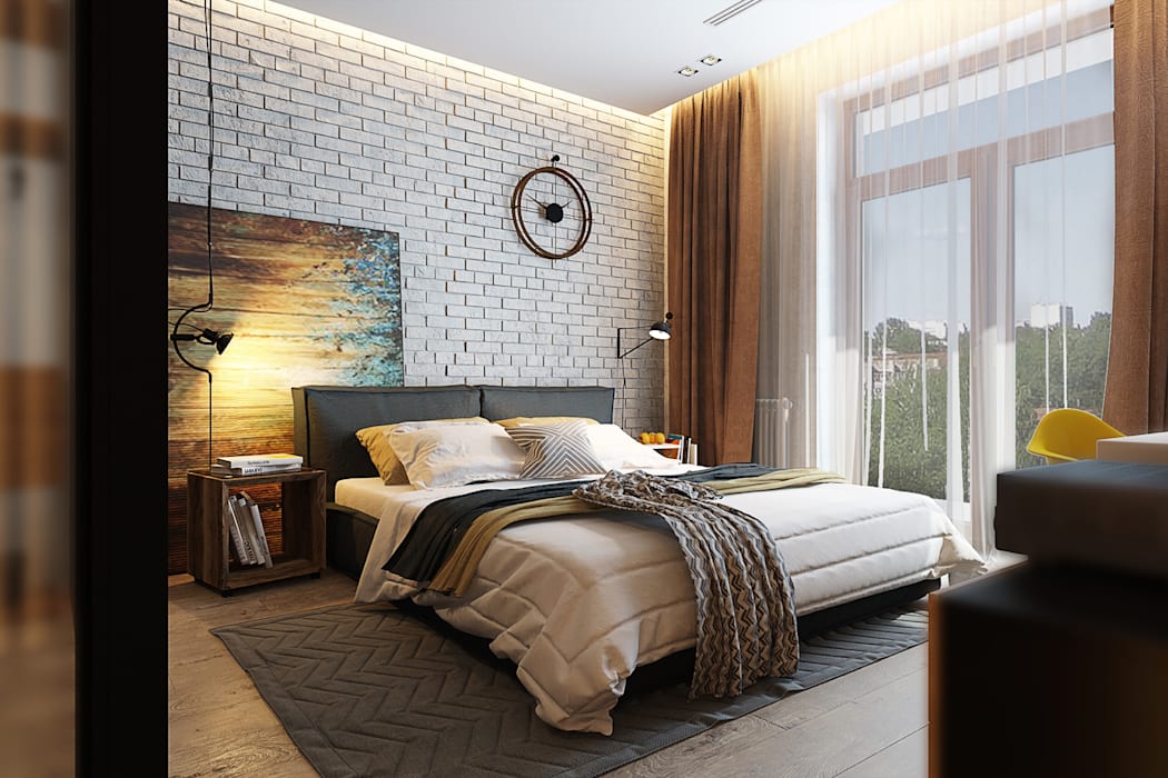 Спальня в стиле лофт: 5 отличительных особенностей