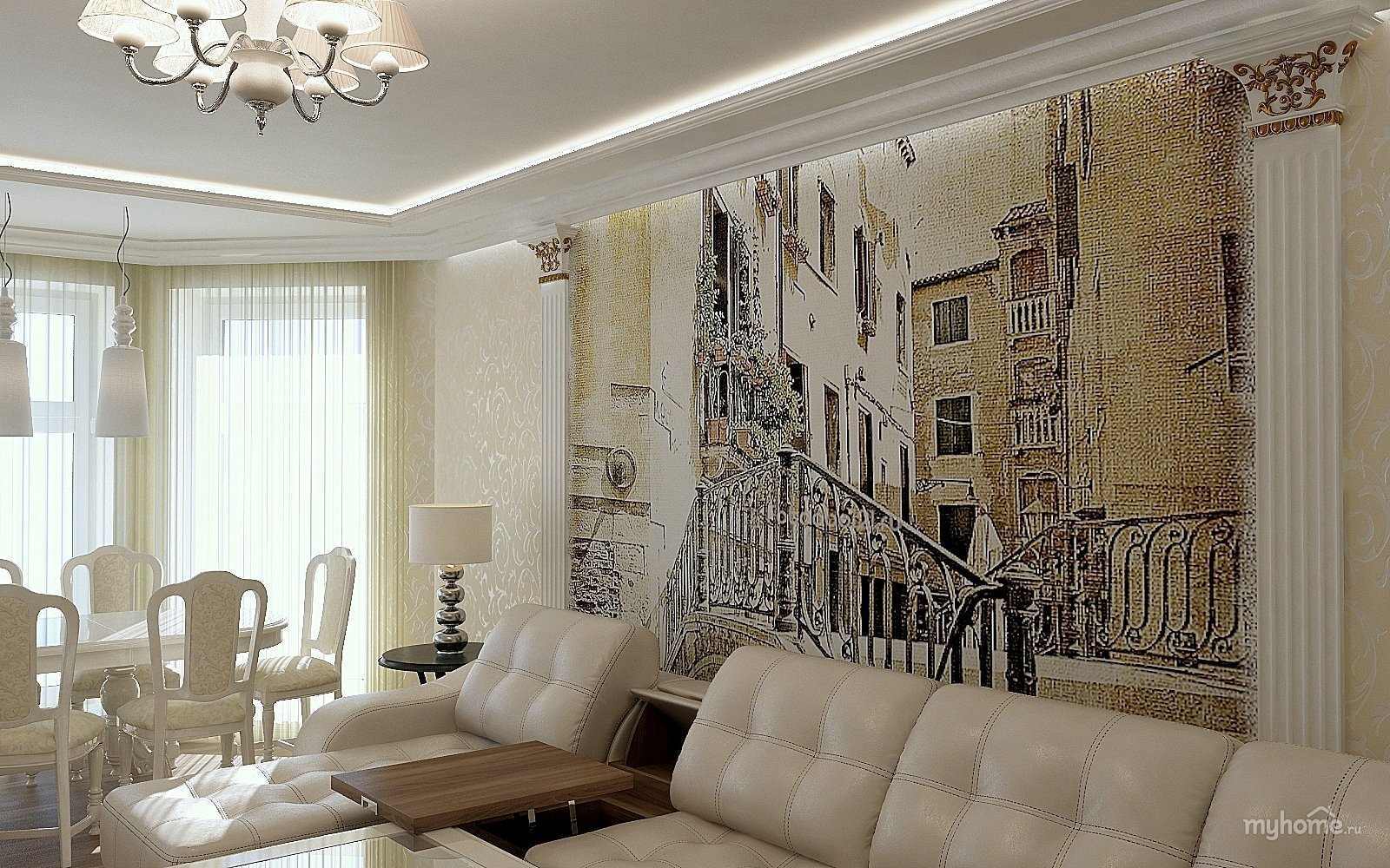 Фреска на стену: 125 фото лучших вариантов оформления в современном дизайне интерьера