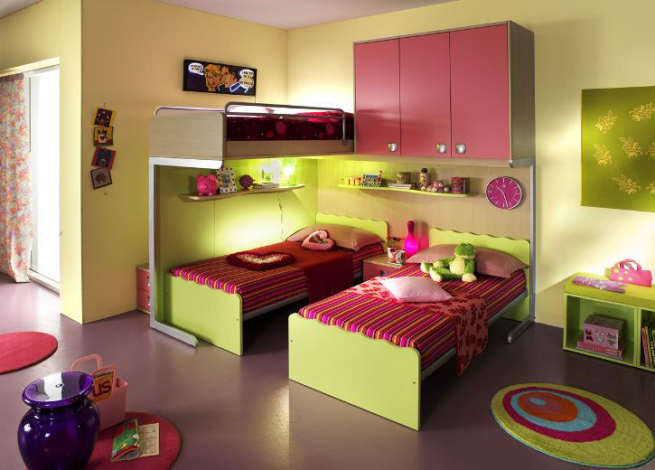 Дизайн для детской для двоих — мальчика и девочки: планировка комнаты | дизайн и фото