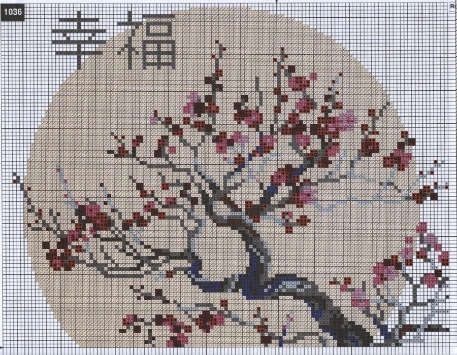 Описание техники выполнения японской вышивки сашико