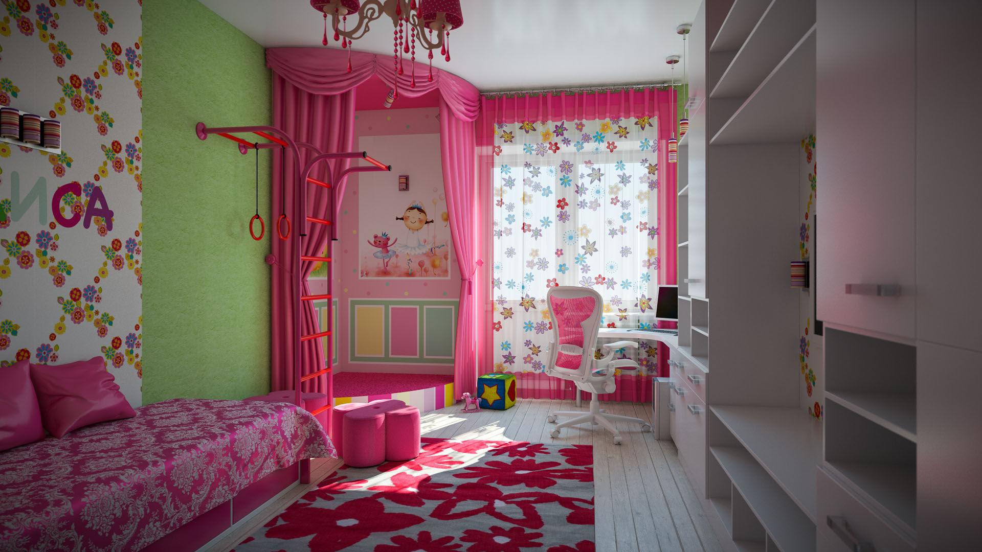 Комната для девочки-подростка: 100 фото идей дизайна, стиль, цвет