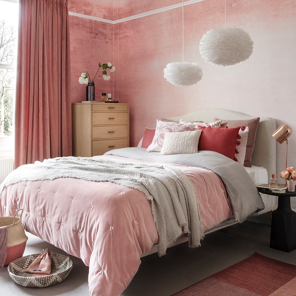 Розовая спальня: 100 фото красивых идей оформления