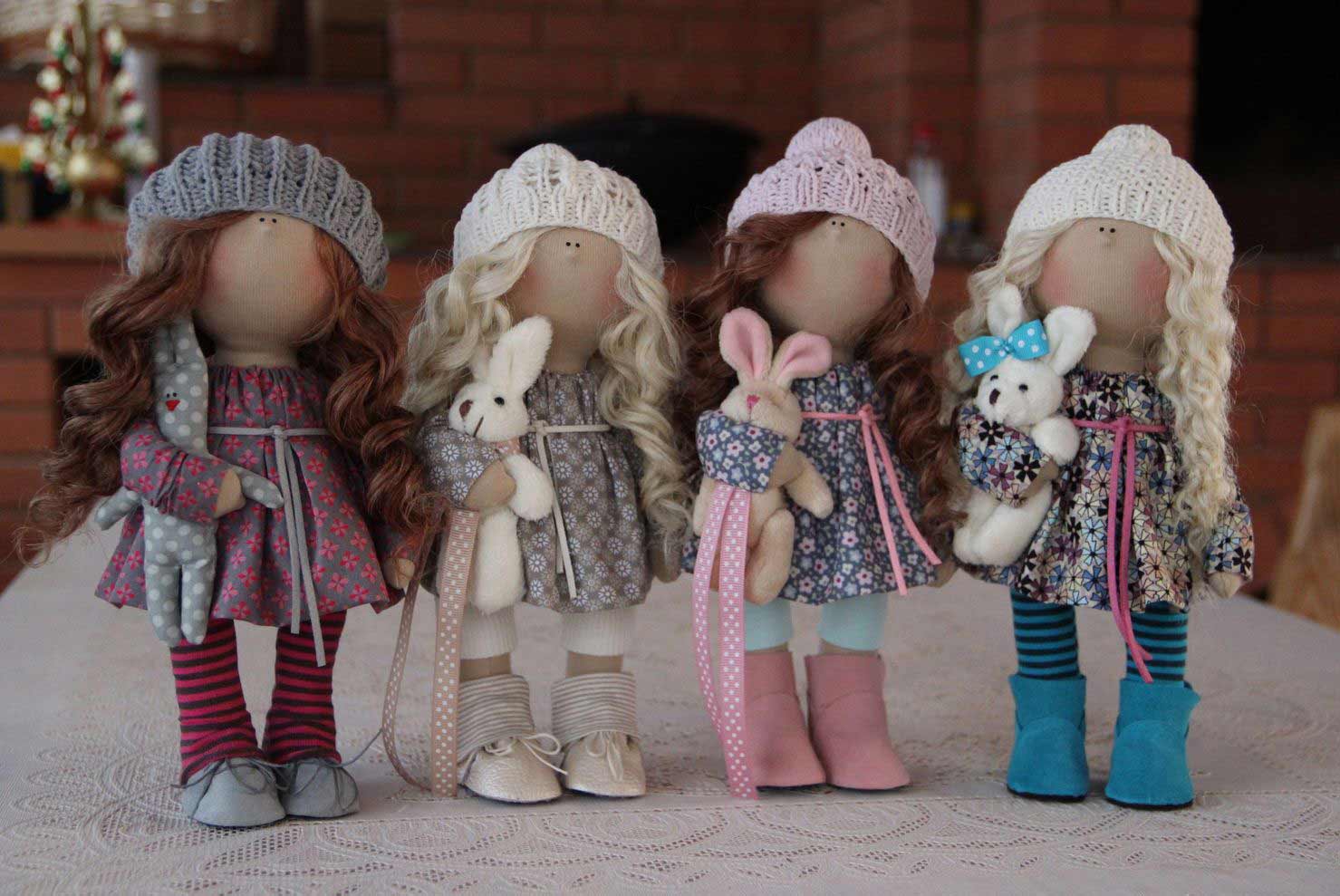9 видов изготовления интерьерных кукол своими руками