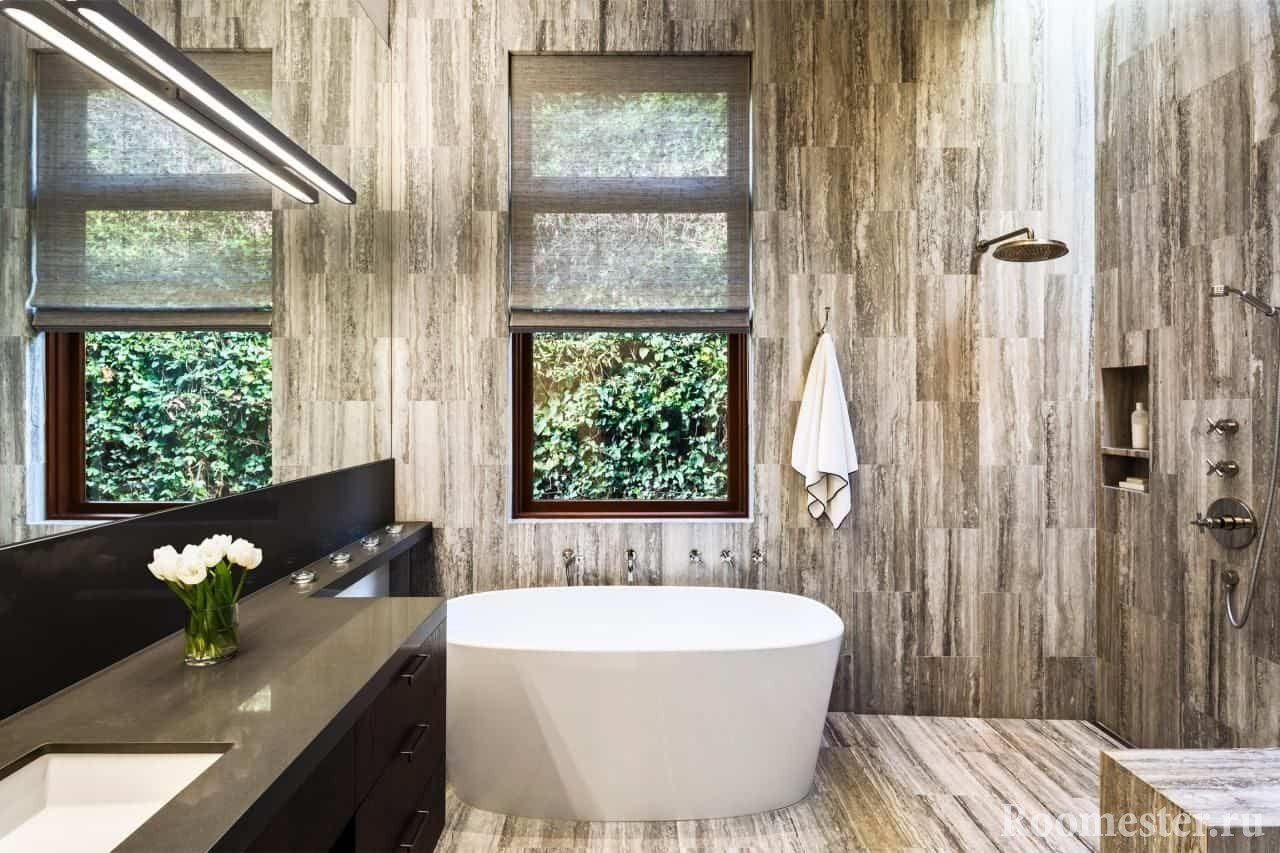 35 оригинальных идей по дизайну интерьера деревянной ванной комнаты