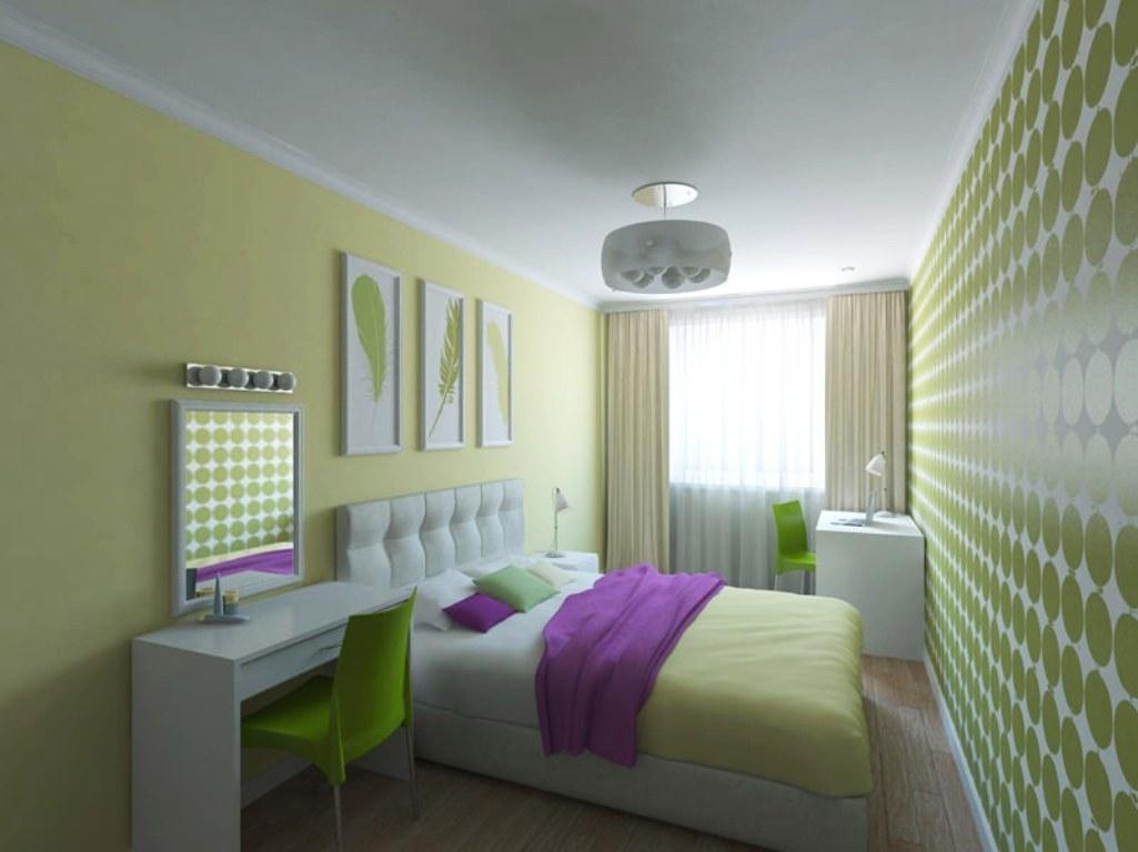 Спальня в хрущевке: реальные фото готового дизайна интерьера маленькой и узкой комнаты