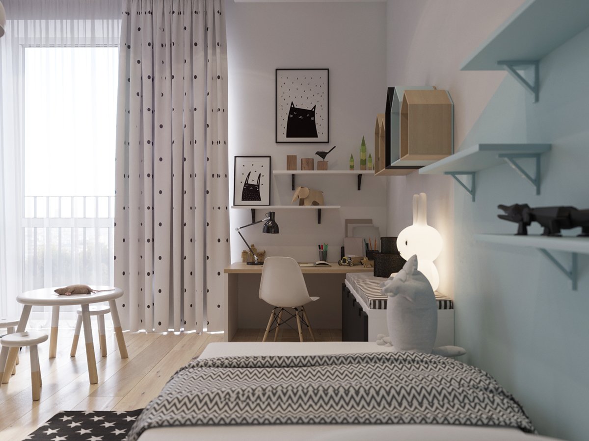 Скандинавский стиль в интерьере квартиры: фото идеи разных комнат