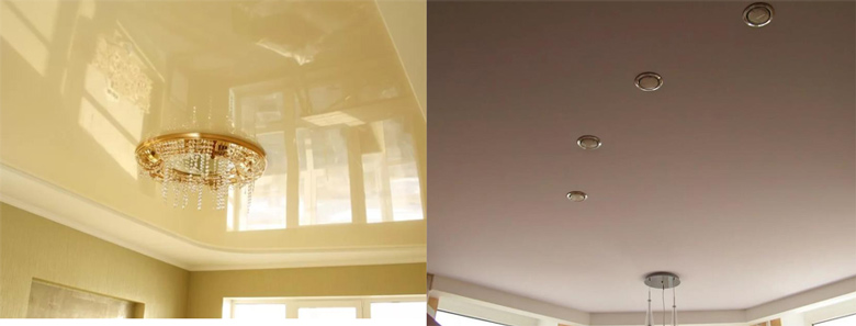 Какой натяжной потолок лучше матовый или глянцевый?
