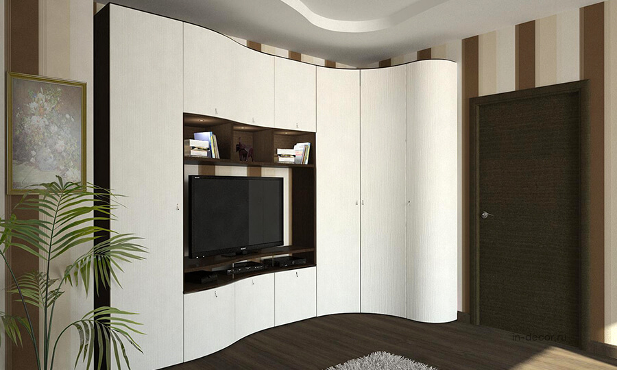 Красивый шкаф-стенка в гостиную: 140+ фото больших и модульных стенок