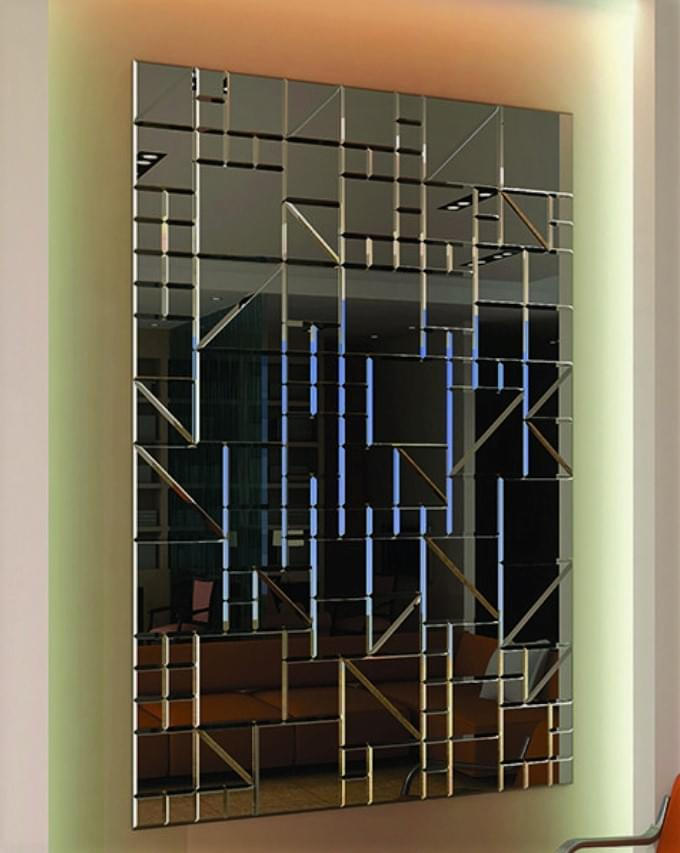 Зеркальные панно на стену: 24 идеи для интерьеров