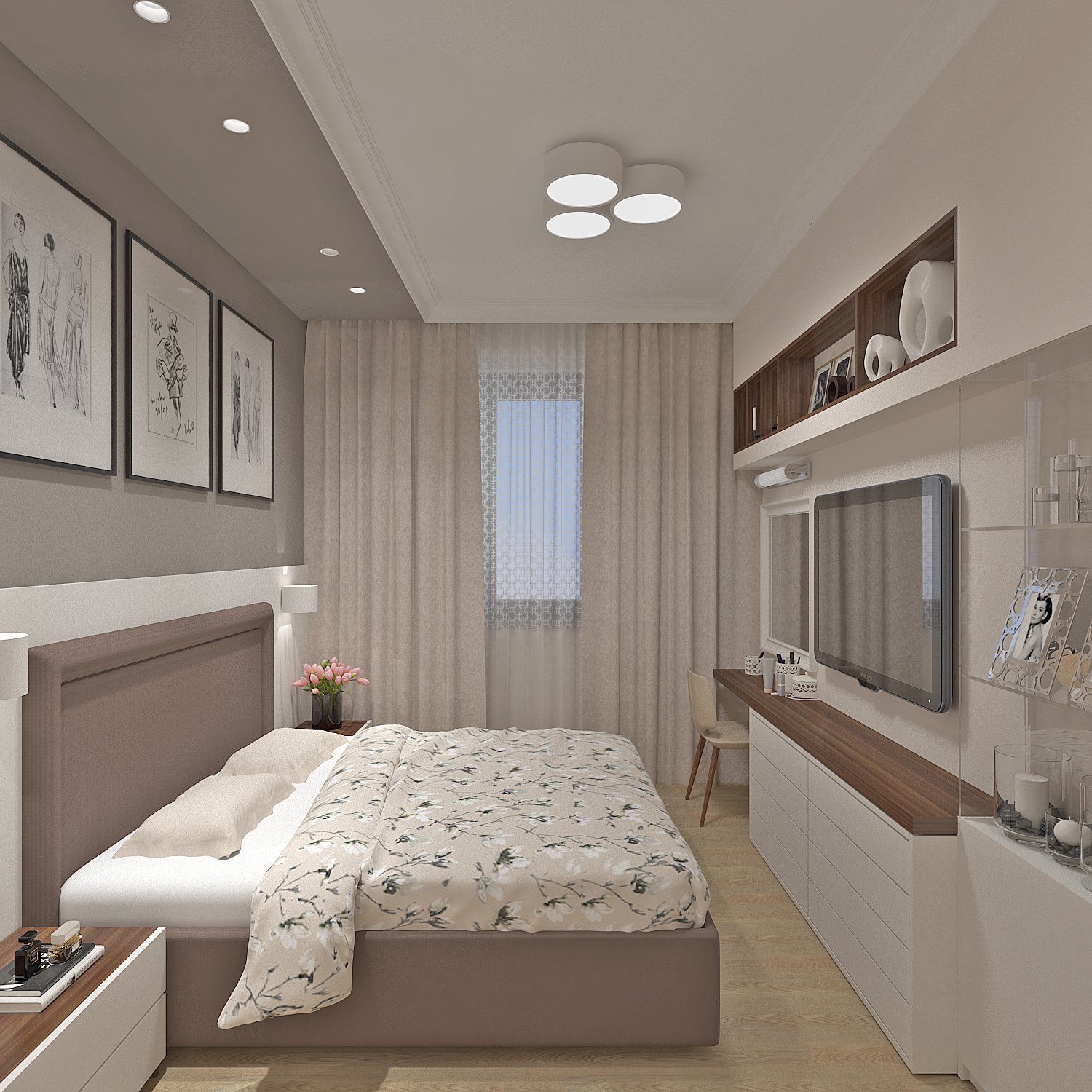 Спальня 17 кв. м.: советы по планировке и рекомендации по выбору дизайна (100 фото)