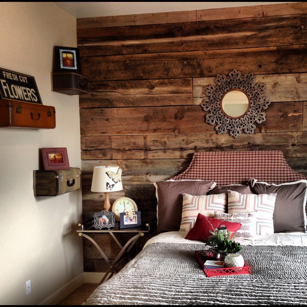 Rustic Wood Decor спальня