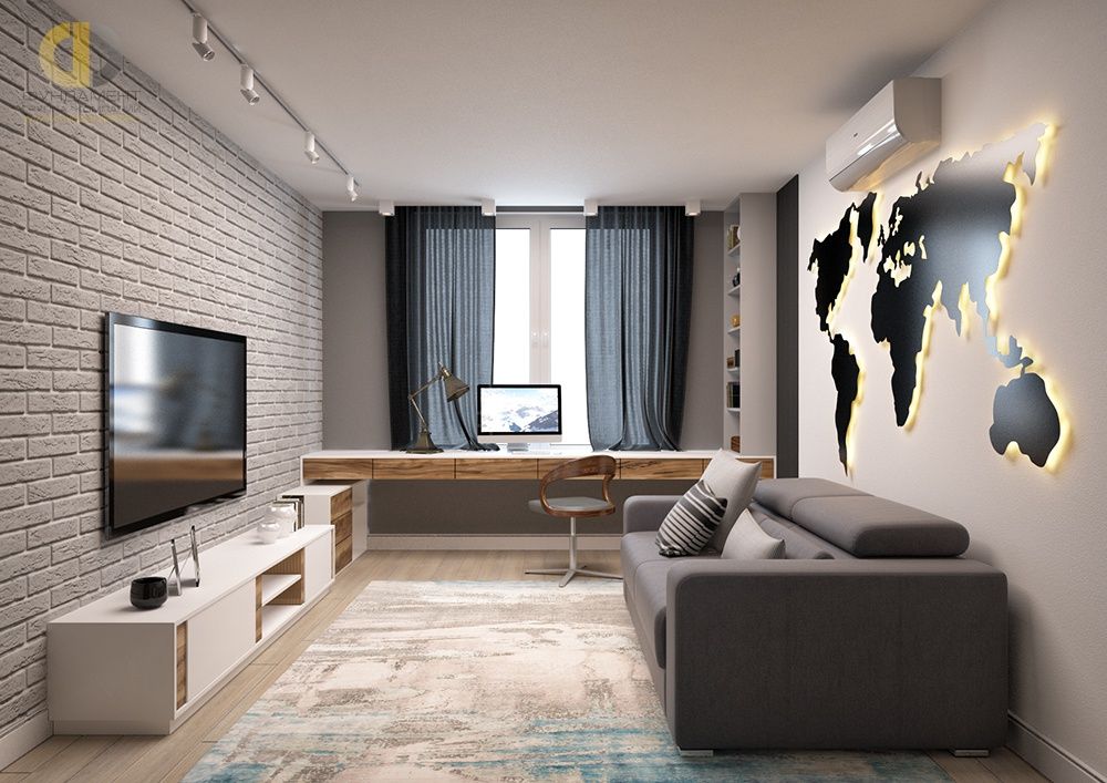 Дизайн однокомнатной квартиры – идеи для ремонта и оформления интерьера