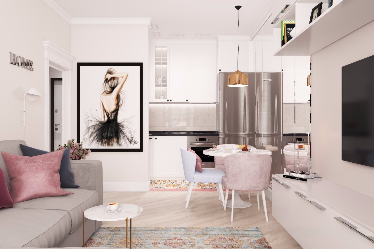 Красивый интерьер квартиры для девушки | home-ideas.ru