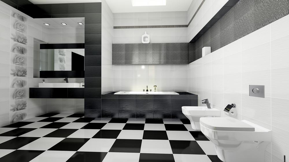 Примеры ванной комнаты в темных тонах