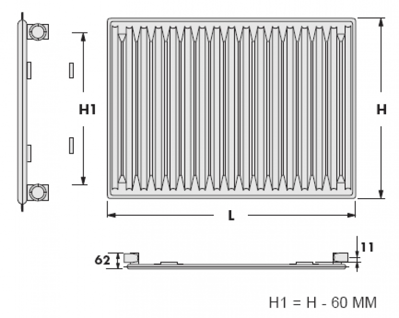 Технические характеристики биметаллических радиаторов отопления: особенности выбора