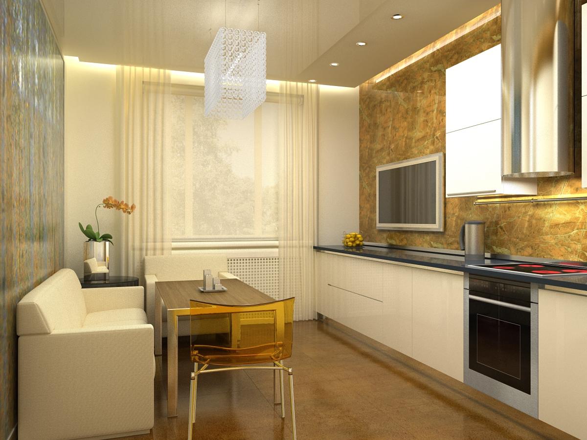 Кухня 13 кв. метров – 5 планировок и 7 реальных примеров 