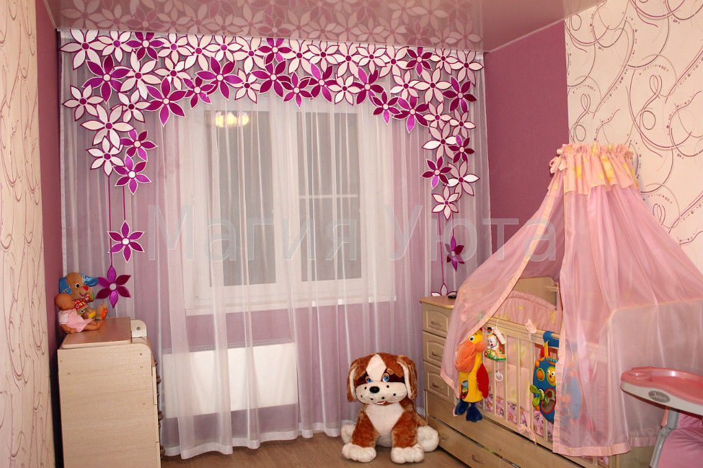 Фото штор в детскую комнату: лучшие идеи дизайна