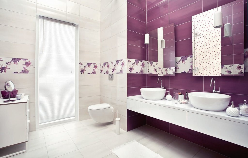 Выбираем цвет и размеры плитки для маленькой ванной (+ 44 фото оригинального дизайна)