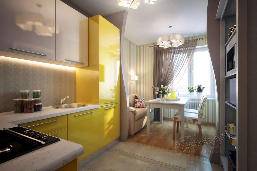 Кухня-гостиная 22 кв. м: дизайн прямоугольного помещения, идеи и варианты | дизайн и фото