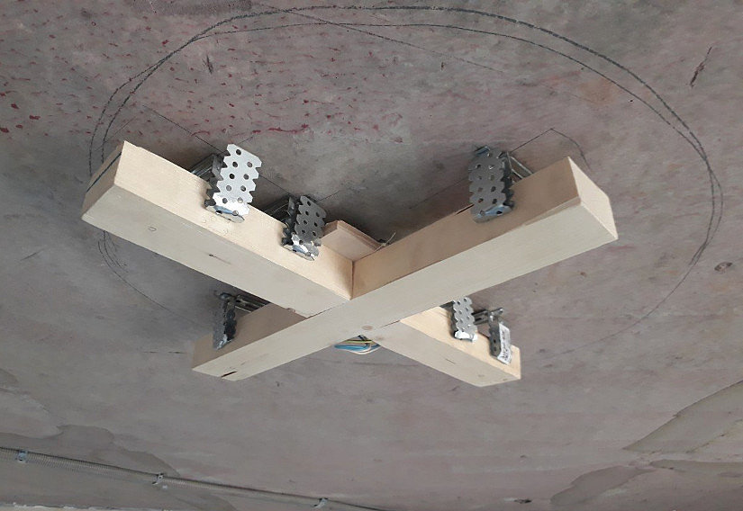 Как повесить люстру на гипсокартонный потолок – обзор способов крепежа