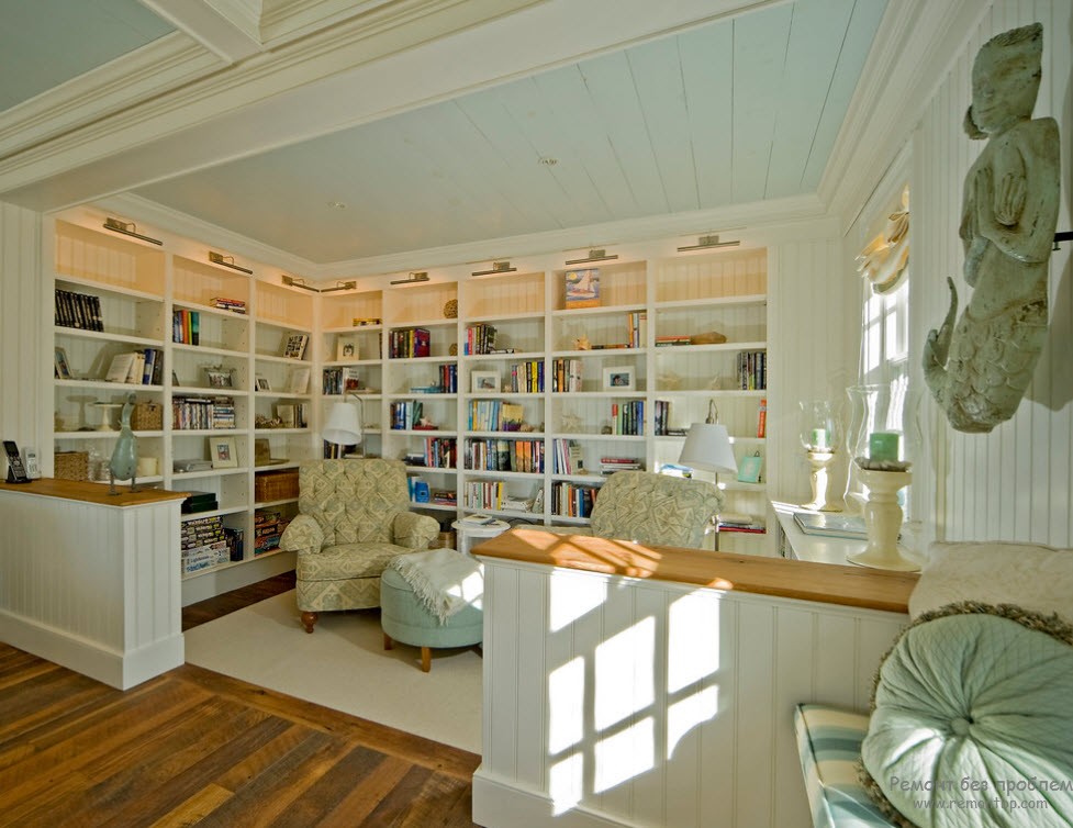 Домашняя библиотека: как оформить, где найти место — 12 отличных идей