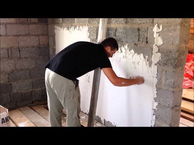 Штукатурка стен своими руками: поэтапная технология (видео новичку)