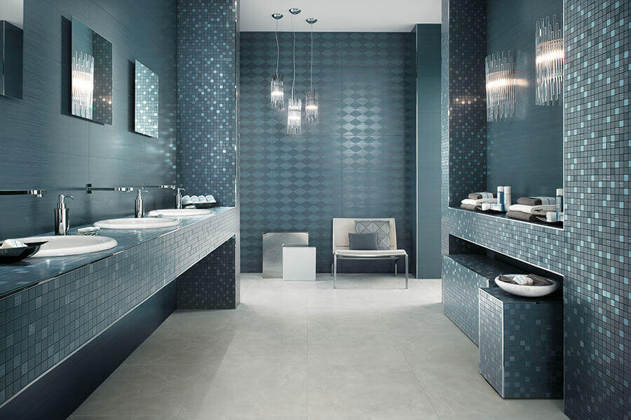 Мозаика в ванной: секреты дизайна интерьера и 75 фото идей