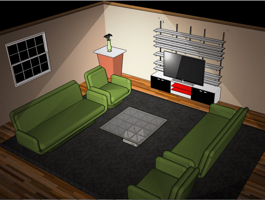 Интерьер угловой гостиной: принципы расстановки и мебель