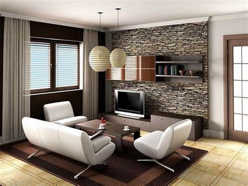 Отделка гостиной - лучшие примеры использования современных материалов и их комбинации в интерьере гостиной.