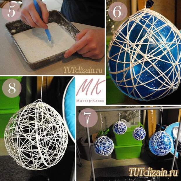 Декоративные шары для интерьера: расскажем как их делать